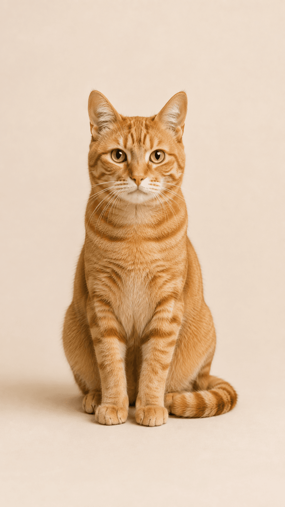 Chat à poids idéal, état corporel équilibré